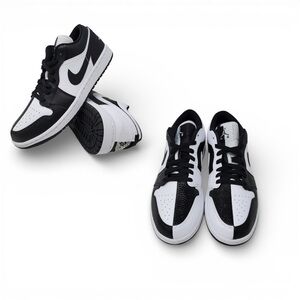 Nike Air Jordan 1 Low Se Homage Split White-Black Women's Size 8  DR0502-101